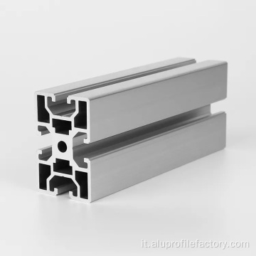 Profilo t-slot 40x20 estruso in alluminio